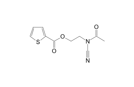 thiophene-2-carboxylic acid 2-(acetyl-cyano-amino)ethyl ester