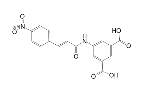 5-{[(2E)-3-(4-nitrophenyl)-2-propenoyl]amino}isophthalic acid
