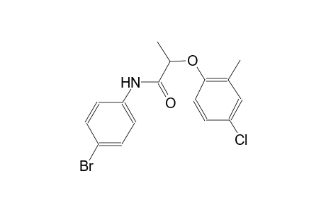 N-(4-bromophenyl)-2-(4-chloro-2-methylphenoxy)propanamide