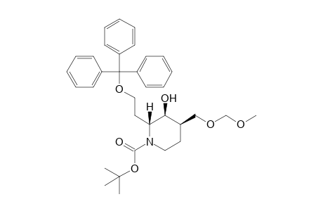 (2R,3S,4R)-3-hydroxy-4-(methoxymethoxymethyl)-2-(2-trityloxyethyl)piperidine-1-carboxylic acid tert-butyl ester