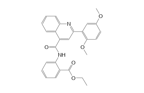 ethyl 2-({[2-(2,5-dimethoxyphenyl)-4-quinolinyl]carbonyl}amino)benzoate