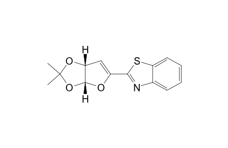 Benzothiazole, 2-(3a,6a-dihydro-2,2-dimethylfuro[2,3-d]-1,3-dioxol-5-yl)-, (3aR-cis)-