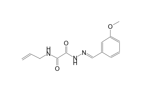 acetic acid, oxo(2-propenylamino)-, 2-[(E)-(3-methoxyphenyl)methylidene]hydrazide