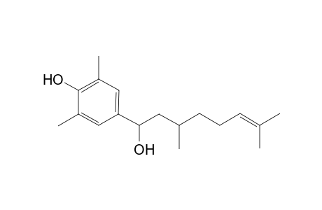 4-(1-hydroxy-3,7-dimethyl-oct-6-enyl)-2,6-dimethyl-phenol