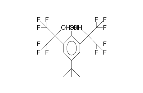 2,6-Bis(1-hydroxy-1-trifluoromethyl-2,2,2-trifluoro-ethyl)-4-tert-butyl-benzenethiol