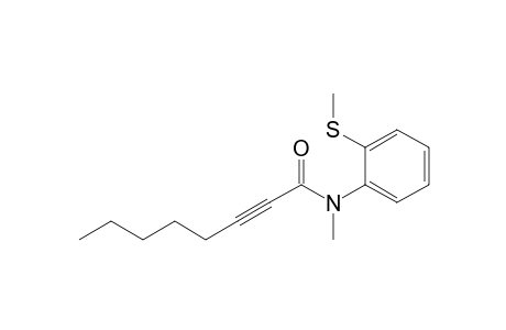 N-Methyl-N-[2-(methylthio)phenyl]oct-2-ynamide