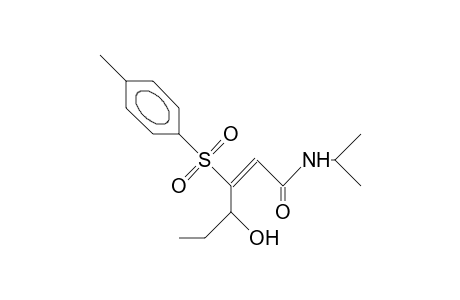 (E)-4-Hydroxy-N-isopropyl-3-tosyl-hex-2-enamide