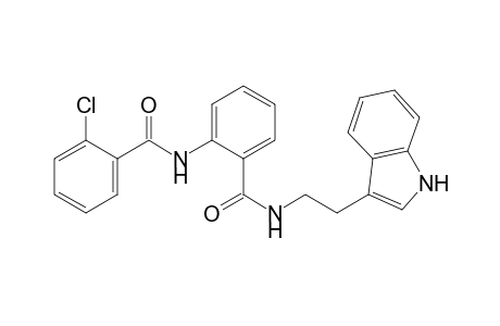 2-chloro-N'-[2-(indol-3-yl)ethyl]-N,2'-bibenzamide