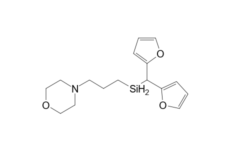 4-{3-[(Bis(furan-2-yl)methyl)silyl]propyl}morpholine