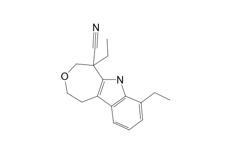 1,9-DIETHYL-6,8,9,10-TETRAHYDRO-5H-7-OXA-10-AZABENZO-[A]-AZULENE-9-CARBONITRILE