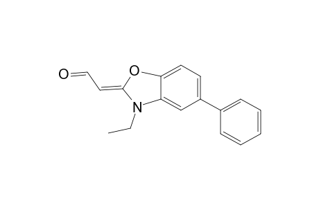 Acetaldehyde, 2-(3-ethyl-5-phenyl-2(3H)-benzoxazolylidene)-