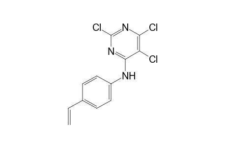 4-Pyrimidinamine, 2,5,6-trichloro-N-(4-ethenylphenyl)-