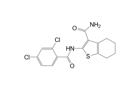 2-[(2,4-dichlorobenzoyl)amino]-4,5,6,7-tetrahydro-1-benzothiophene-3-carboxamide