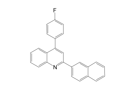 4-(4-Fluorophenyl)-2-(naphthalen-2-yl)quinoline