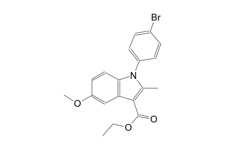 1H-indole-3-carboxylic acid, 1-(4-bromophenyl)-5-methoxy-2-methyl-,ethyl ester