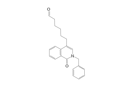 6-(2-benzyl-1-keto-4-isoquinolyl)hexanal