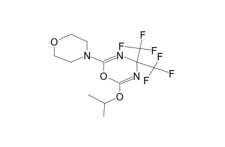 2-isopropoxy-4,4-di(trifluoromethyl)-6-morpholino-4H-1,3,5-oxadiazine