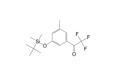 1-[3-[tert-butyl(dimethyl)silyl]oxy-5-methyl-phenyl]-2,2,2-tris(fluoranyl)ethanone