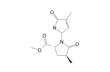 METHYL_1-(3-METHYL-2-OXO-3-PYRROLINYL)-4-METHYL-5-OXO-2-PYRROLIDINECARBOXYLATE