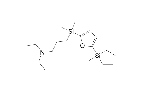 2-[(3-Diethylaminopropyl)dimethylsilyl]-5-triethylsilylfuran