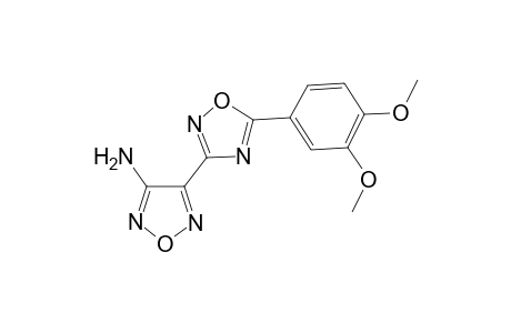 4-[5-(3,4-dimethoxyphenyl)-1,2,4-oxadiazol-3-yl]-1,2,5-oxadiazol-3-amine