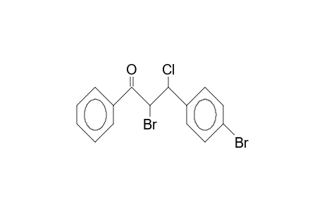 erythro-2-Bromo-3-chloro-3-(4-bromo-phenyl)-propiophenone