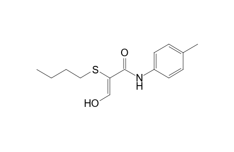 3-Hydroxy-N-(4-methylphenyl)-2-(n-butylsulfanyl)propenamide