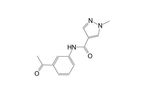 N-(3-acetylphenyl)-1-methyl-1H-pyrazole-4-carboxamide