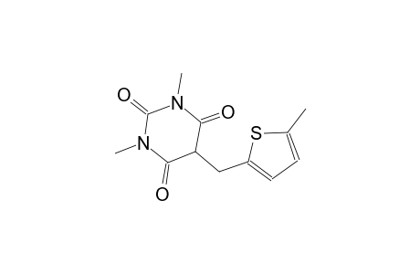 2,4,6(1H,3H,5H)-pyrimidinetrione, 1,3-dimethyl-5-[(5-methyl-2-thienyl)methyl]-
