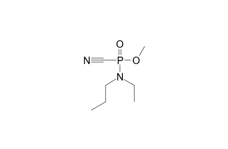 O-methyl N-ethyl N-propyl phosphoramidocyanidate