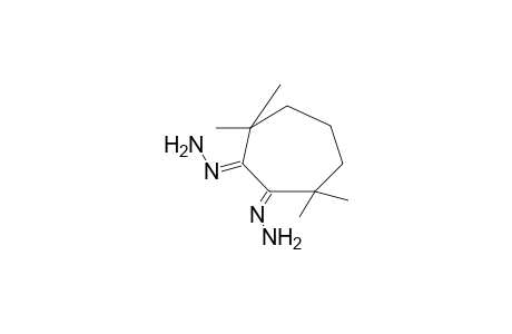 1,2-Cycloheptanedione, 3,3,7,7-tetramethyl-, dihydrazone