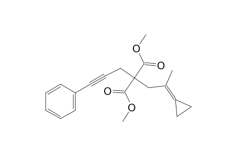 DIMETHYL-(2'-CYCLOPOPYLIDENEPROPYL)-(3''-PHENYLPROP-2''-YNYL)-MALONATE