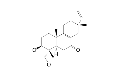 3-BETA,19-DIHYDROXY-8-(9),15-ISOPIMARADIEN-7-ONE