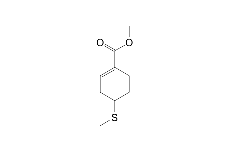4-Methylthiocyclohex-1-enecarboxylic acid, methyl ester