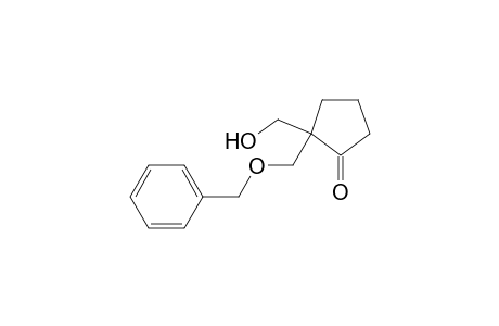 2-(benzyloxymethyl)-2-(hydroxymethyl)cyclopentan-1-one