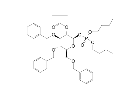 DIBUTYL-2-O-PIVALOYL-3,4,6-TRI-O-BENZYL-BETA-D-GLUCOPYRANOSIDE-PHOSPHATE