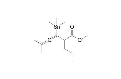 1,1-Dimethyl-3-[1'-(methoxycarbonyl)butyl]-3-(trimethylstannyl)allene