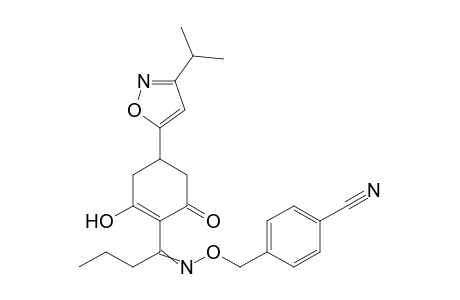 Benzonitrile, 4-[[[[1-[2-hydroxy-4-[3-(1-methylethyl)-5-isoxazolyl]-6-oxo-1-cyclohexen-1-yl]butylidene]amino]oxy]methyl]-