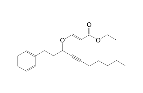 (E)-Ethyl 3-(1-phenyldec-4-yn-3-yloxy)acrylate
