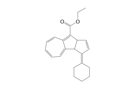 3-(Cyclohexylidene)-3a,9a-dihydro-3H-cyclopenta[a]azulene-9-carboxylic acid ethyl ester