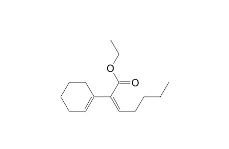(Z)-1-Ethoxycarbonyl-1-(1-cyclohexenyl)-1-hexene