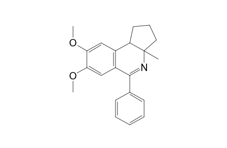 7,8-Dimethoxy-3a-methyl-5-phenyl-2,3,3a,9b-tetrahydro-1H-cyclopenta[c]isoquinoline