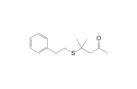 4-Methyl-4-(phenethylthio)pentan-2-one