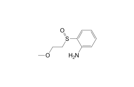 Benzenamine, 2-[(2-methoxyethyl)sulfinyl]-