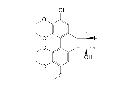 SZ-M1 [(7S,8S,R-biar)-6,7,8,9-tetrahydro-1,2,3,13,14-pentamethoxy-7,8-dimethyl-7,12-dibenzo[a,c]cyclooctenediol]