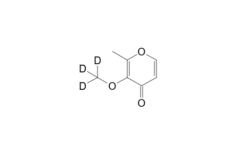 2-Methyl-3-(trideuteriomethoxy)-4-pyranone