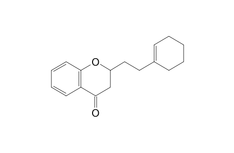 2-[2-(1-cyclohexenyl)ethyl]-3,4-dihydro-2H-1-benzopyran-4-one