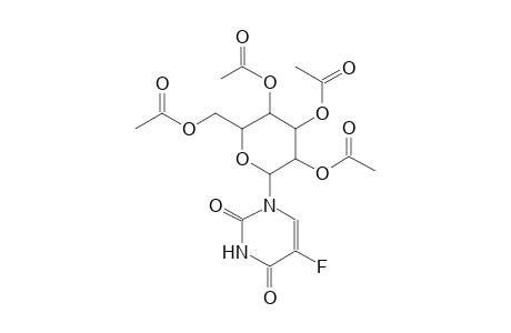 (2R,3R,4S,5R,6R)-2-(acetoxymethyl)-6-(5-fluoro-2,4-dioxo-3,4-dihydropyrimidin-1(2H)-yl)tetrahydro-2H-pyran-3,4,5-triyl triacetate