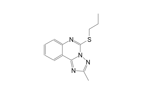 [1,2,4]triazolo[1,5-c]quinazoline, 2-methyl-5-(propylthio)-