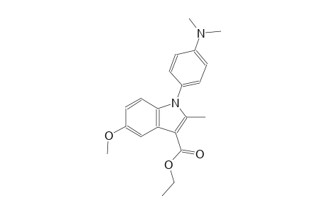 1H-indole-3-carboxylic acid, 1-[4-(dimethylamino)phenyl]-5-methoxy-2-methyl-, ethyl ester